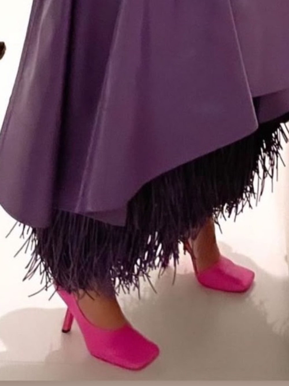Balenciaga Hot Pink Square Toe Pumps Size EU 36.5 (Fits 37) Brand New